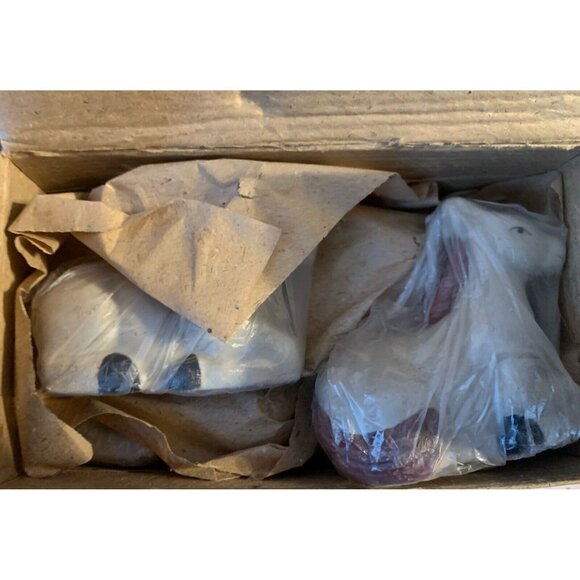 Vintage 10 Piece Porcelain Nativity Set With Box Christmas Decorations NOS - Picture 3 of 3